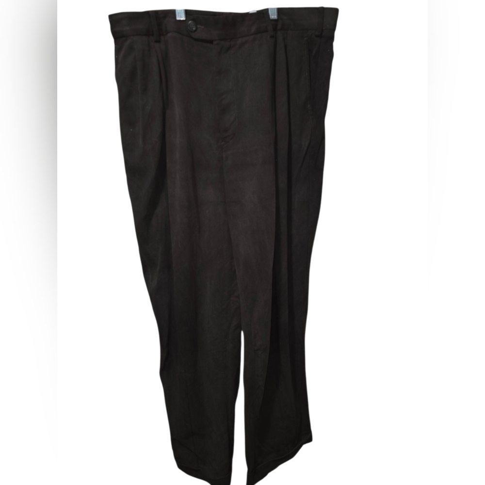 Ermenegildo Zegna Dress Pants Men's 100% Lyocell Brown 38x30 Soft Made In‎ Italy